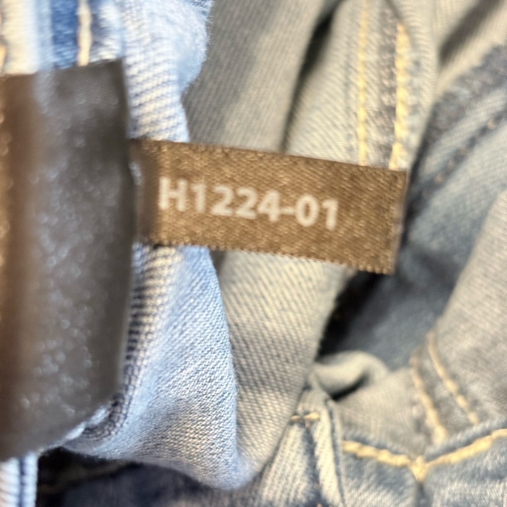 Hudson Mid Rise Tie Waist Wide Leg Cropped Light Wash Jeans 27 4 - Picture 12 of 12